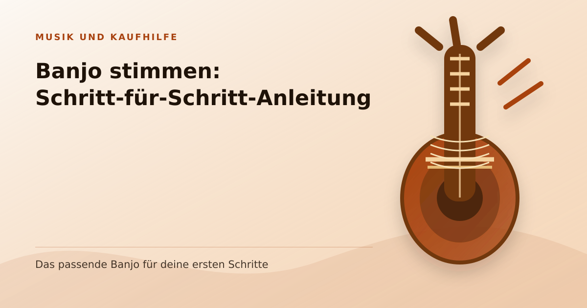 Illustration: Banjo stimmen: Schritt-für-Schritt-Anleitung